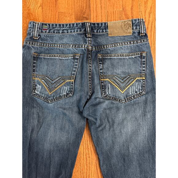 Diesel Industries Men's 32 x 30 Blue Strait Leg Jeans- EUC - Picture 6 of 10